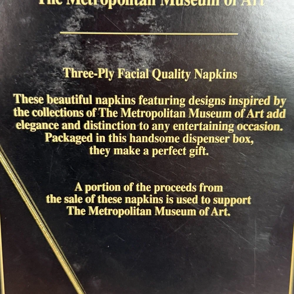 Metropolitan Museum of Art cat napkins